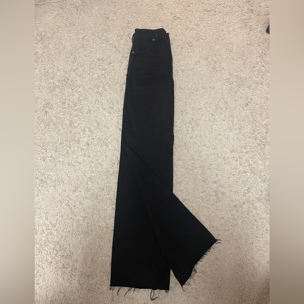 Black Size 4 Zara Jeans